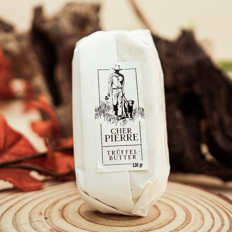 Handgefertigte Trüffelbutter aus der Holzform