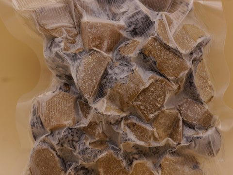 Schockgefrorene schwarze regionale Burgundertrüffel (Tuber aestivum)