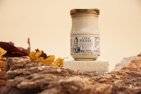 Vegane schwarze Trüffel Mayo