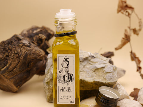 Weißes Trüffelöl von Cher Pierre in Glasflasche (100 ml)